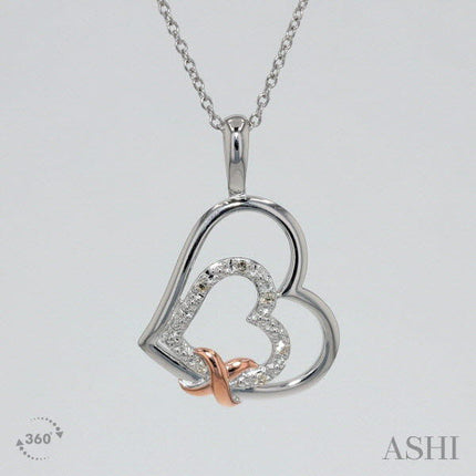 Heart Shape Diamond Pendant