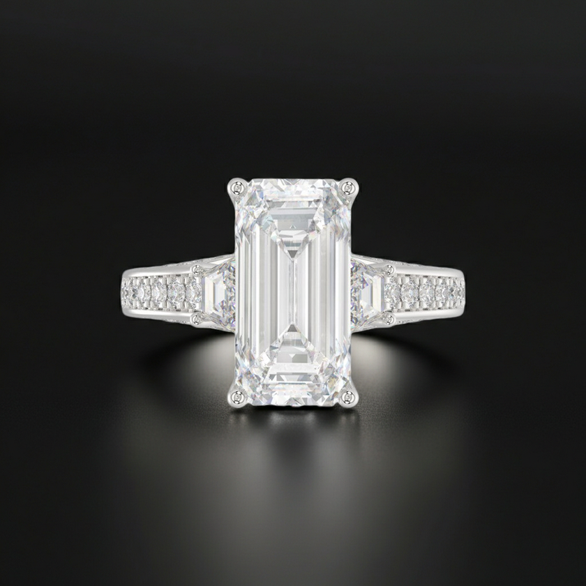 4 Carat Platinum Diamond Ring