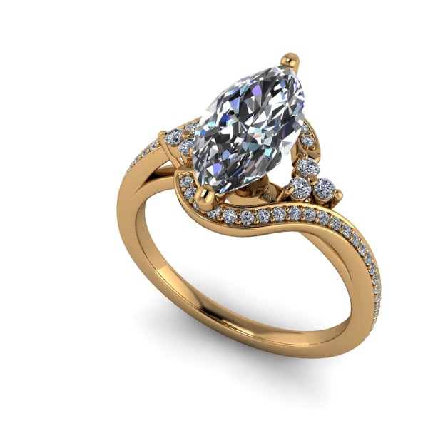 Gemmas Custom Unique Engagement Ring