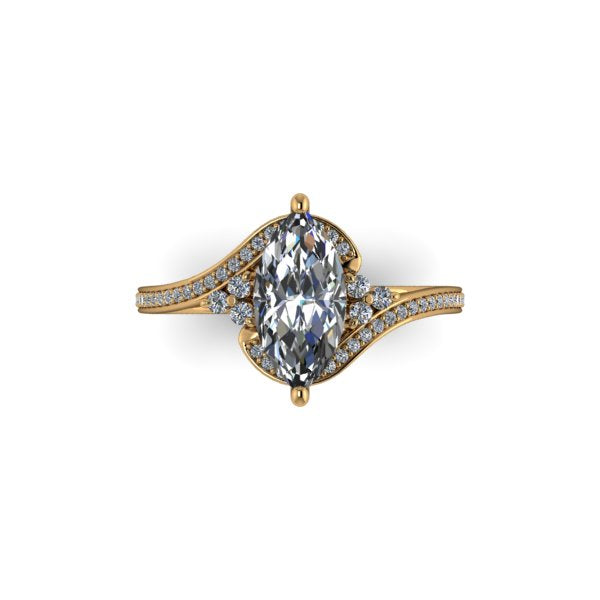 Gemmas Custom Unique Engagement Ring