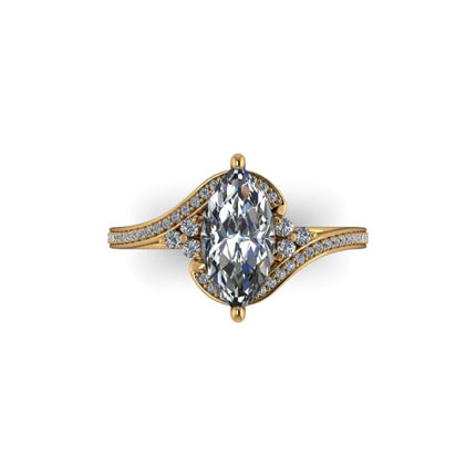 Gemmas Custom Unique Engagement Ring