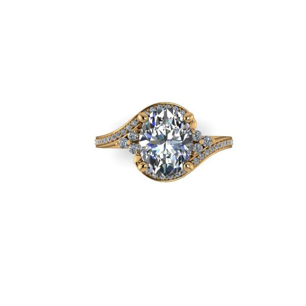 Gemmas Custom Unique Engagement Ring