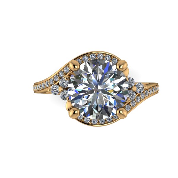 Gemmas Custom Unique Engagement Ring