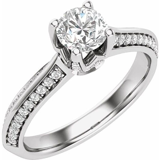 Round Diamond Engagement Ring 1.00ctw