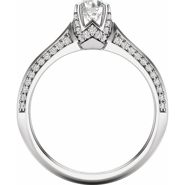 Round Diamond Engagement Ring 1.00ctw