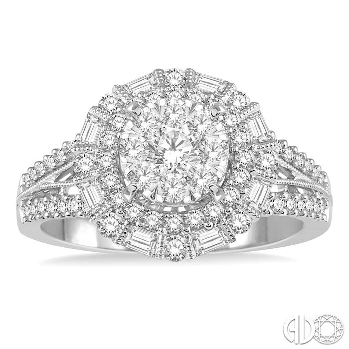Lovebright Bridal Diamond Engagement Ring 1.10CTW