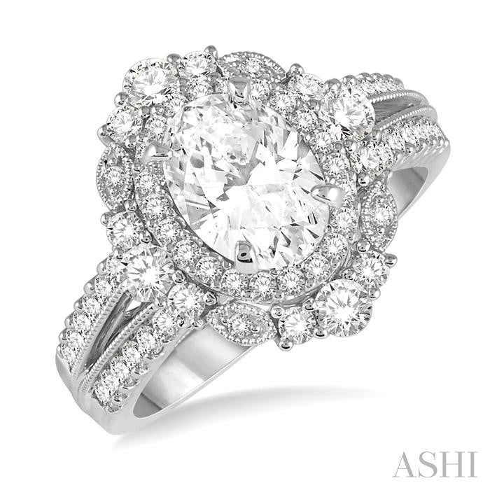 Oval Shape Engagement Ring