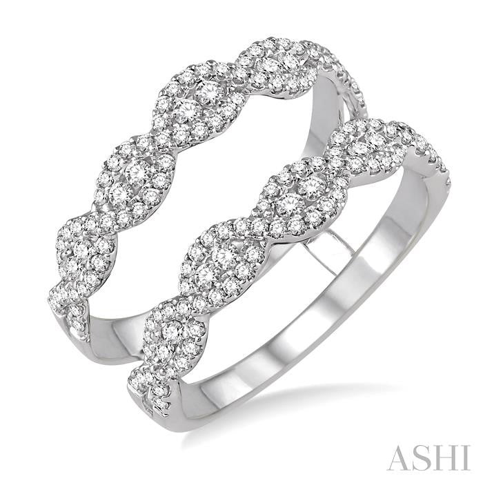 Infinity Diamond Insert Ring