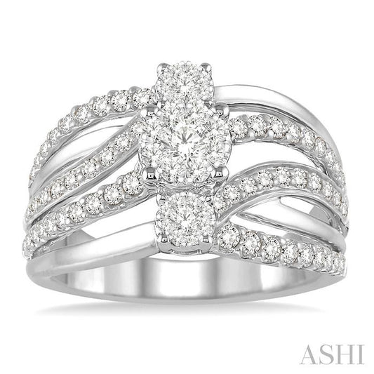 Three Stone Diamond Fashion Ring