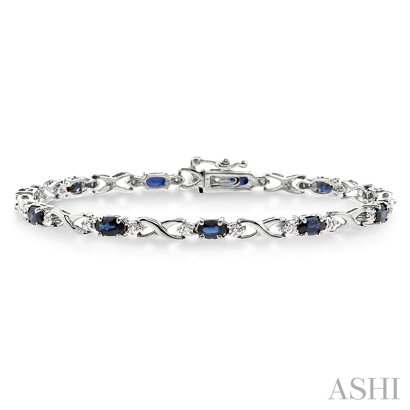 Sapphire Diamond Bracelet