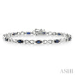 Sapphire Diamond Bracelet