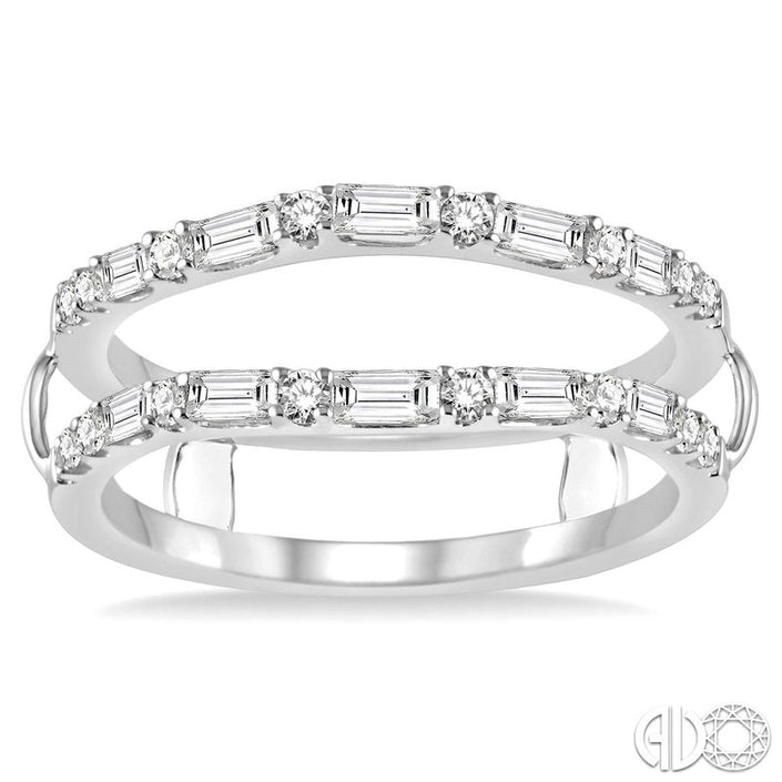 Baguette Diamond Insert Ring