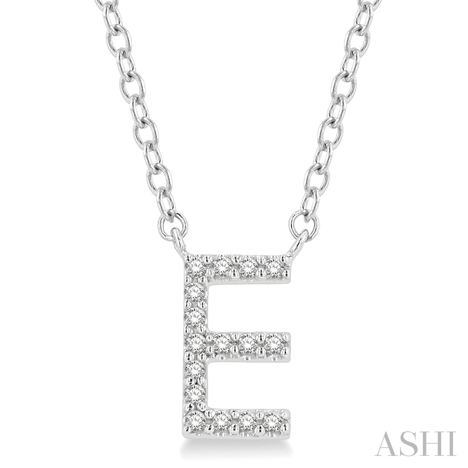 'S' Initial Diamond Pendant