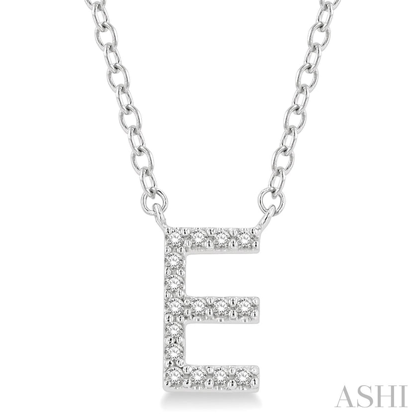 'S' Initial Diamond Pendant