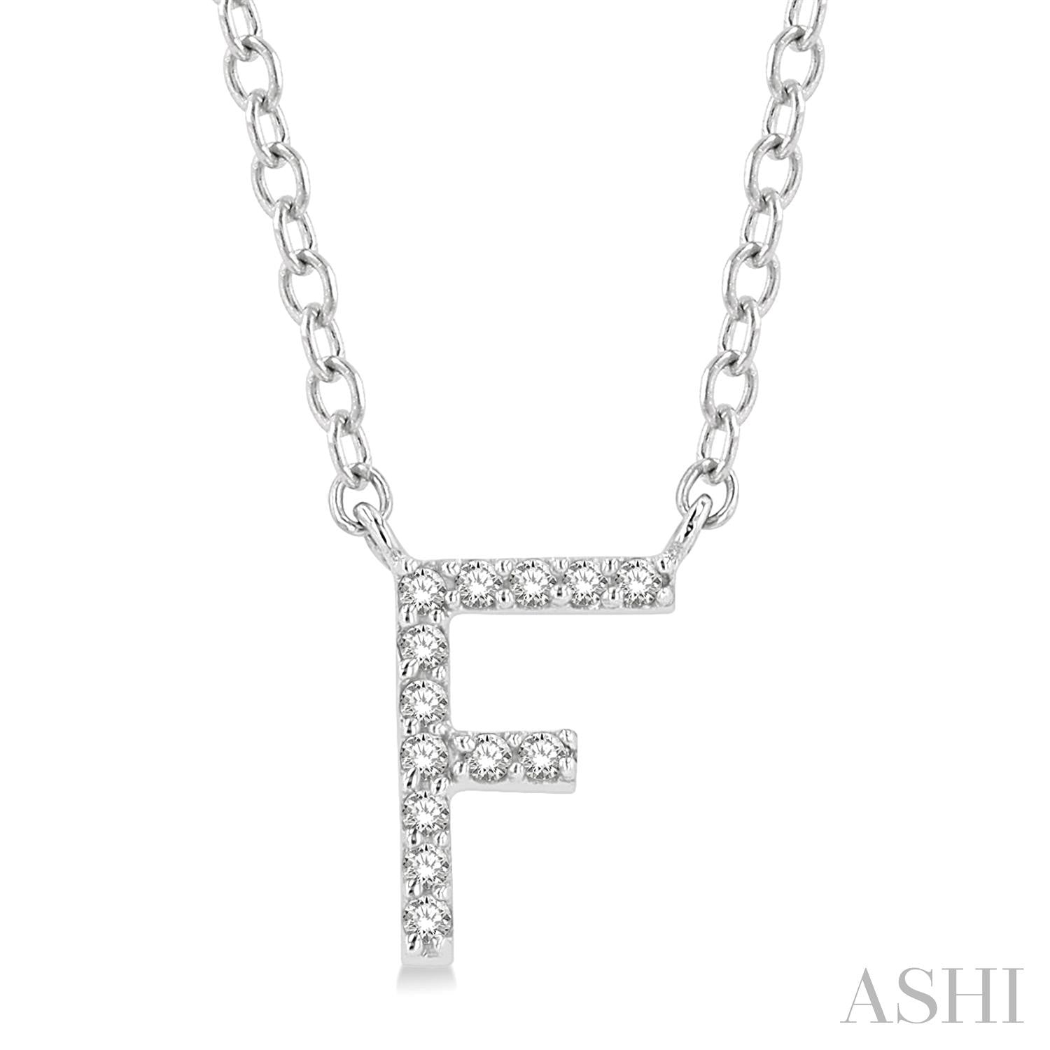 'S' Initial Diamond Pendant