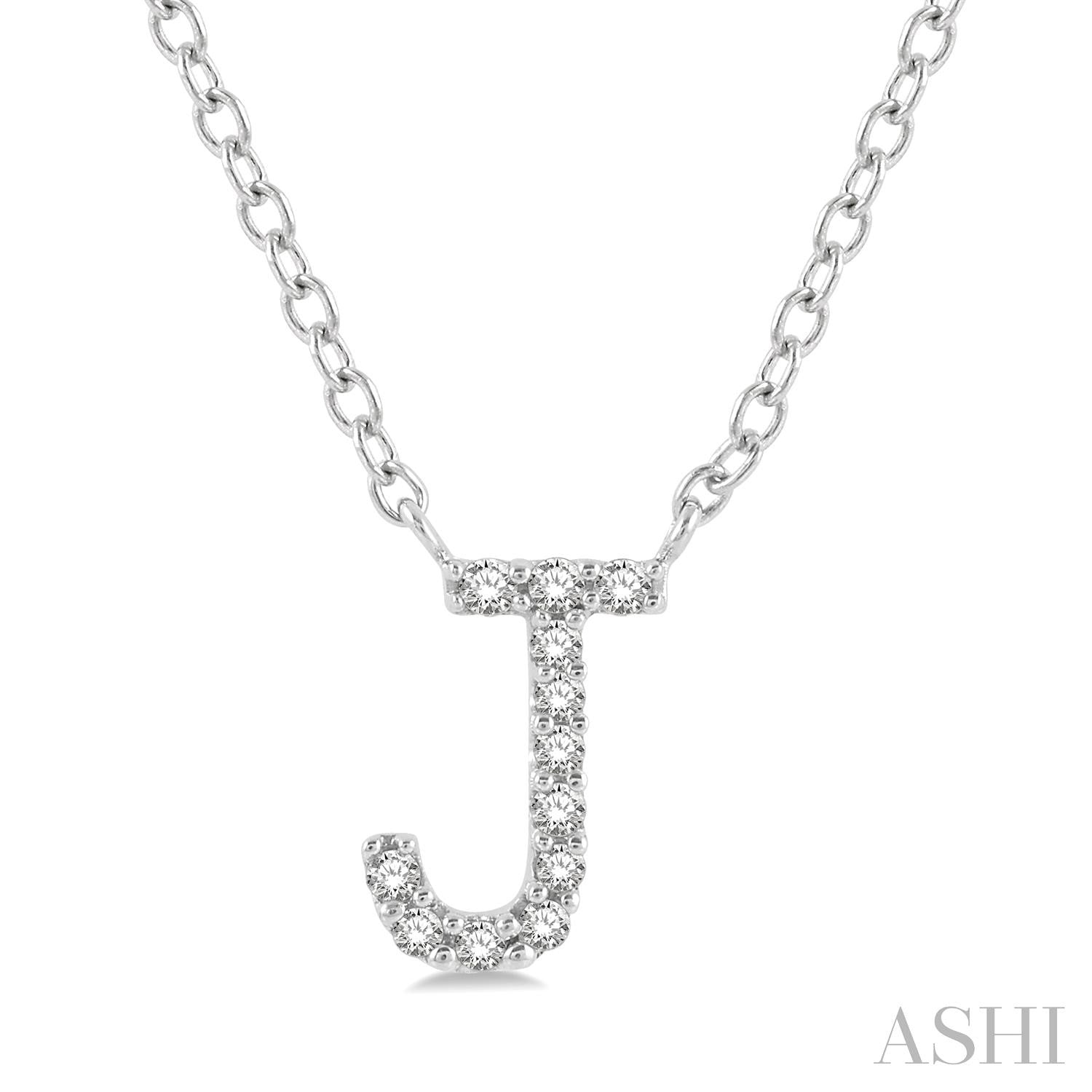 'S' Initial Diamond Pendant