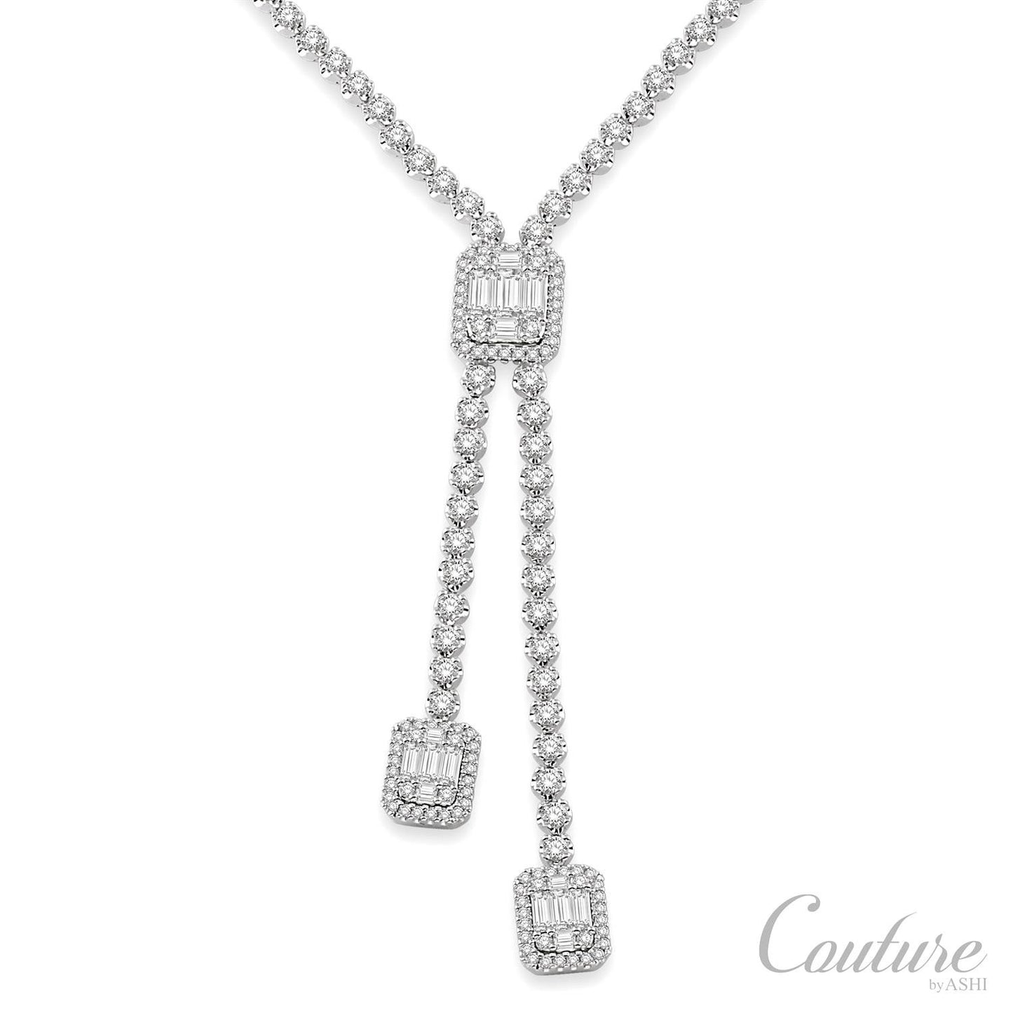 18k Couture Petite Baguette Negligee Necklace