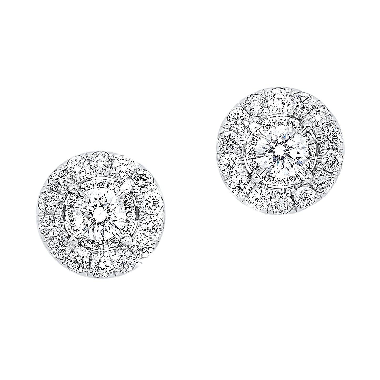 14K Diamond Earrings 1/2 ctw