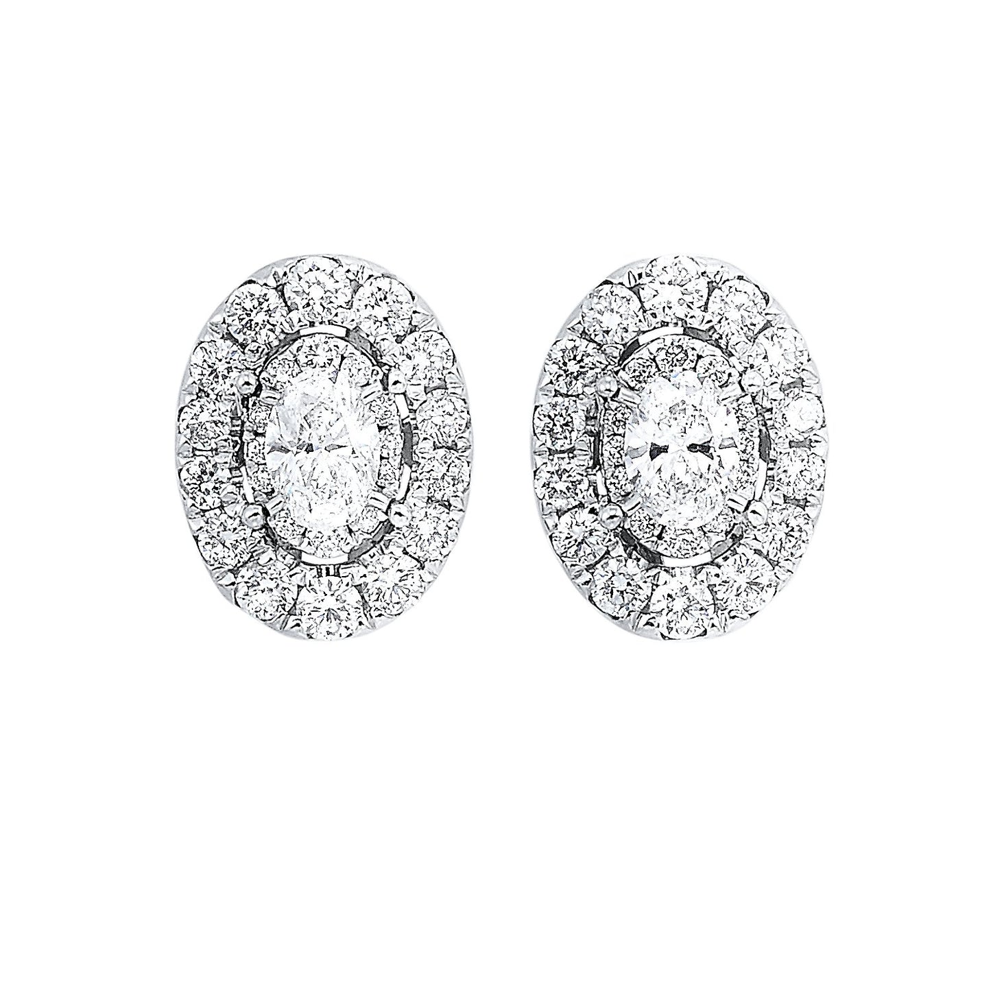 14K Diamond Earring 3/4 ctw