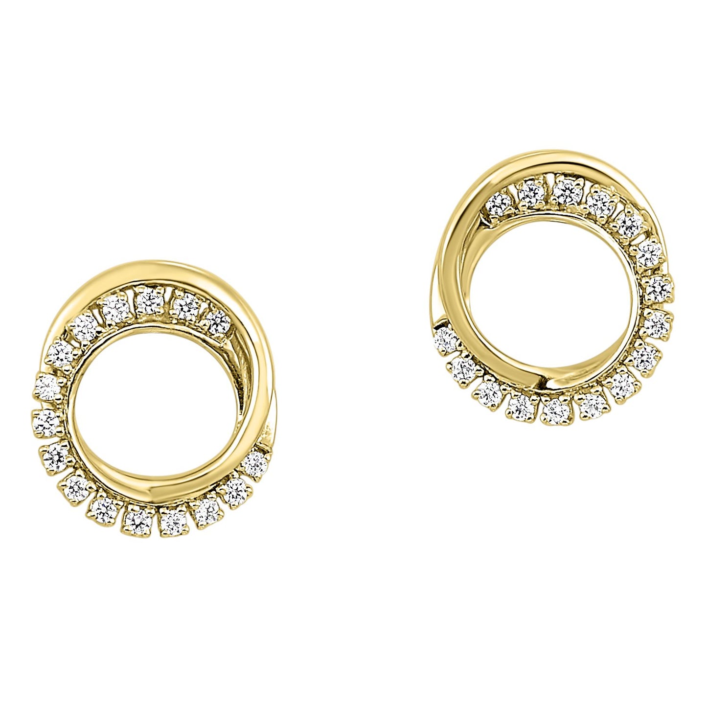 Gold Diamond Earring 1/6 ctw