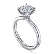 Hidden Halo Round Solitaire Diamond Engagement Ring in 14K Gold | Gemma's Jewelers