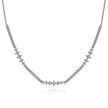 14K White Gold Diamond Necklace