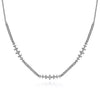 14K White Gold Diamond Necklace