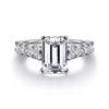 Customizable Emerald Cut Diamond Engagement Ring in 14K Gold | Gemma's Jewelers