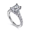 Customizable Emerald Cut Diamond Engagement Ring in 14K Gold | Gemma's Jewelers