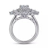 Radiant Princess Marquise Fancy Halo Round Center Diamond Engagement Ring in 14K Gold | Gemma's Jewelers