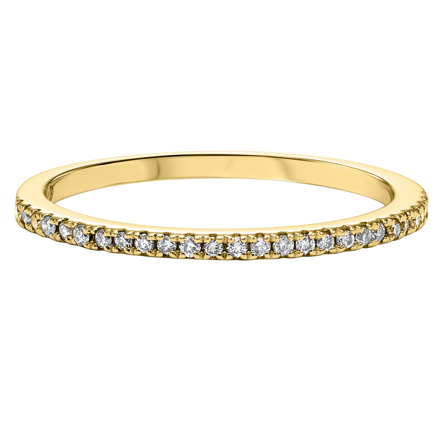 14K Yellow Gold Diamond Ring - 1/7 ct.