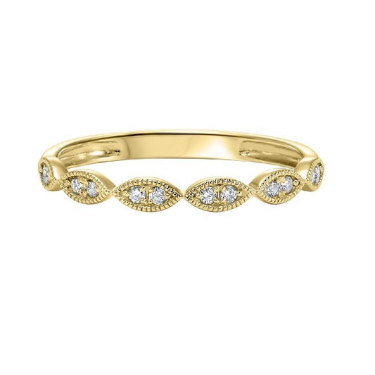 10K Yellow Gold Diamond Ring 1/8 ct