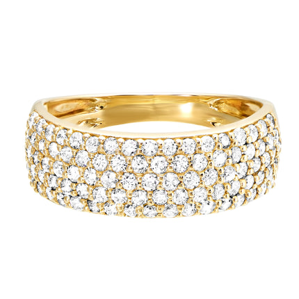 Yellow Gold 1 Carat Diamond Band