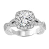 Gorgeous Split Shank Diamond Engagement Ring in 14K Gold | Gemma's Jewelers