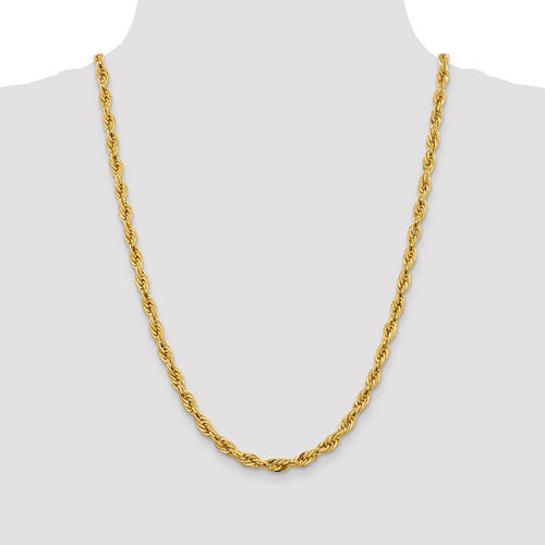 14k 5.4mm Yellow Gold Chain 24 inches