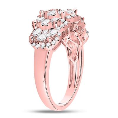 Rose Gold 2 Carat Diamond Ring