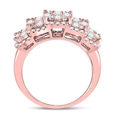 Rose Gold 2 Carat Diamond Ring