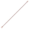 14k Rose gold diamond tennis bracelet 4ctw