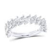 14K WHITE GOLD MARQUISE 2.50 CARAT BAND