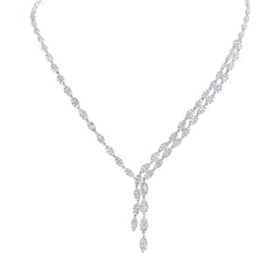 7.50 Carat Diamond Necklace 17"