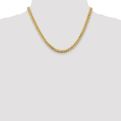 Solid Miami Cuban Link Chain 5.5mm