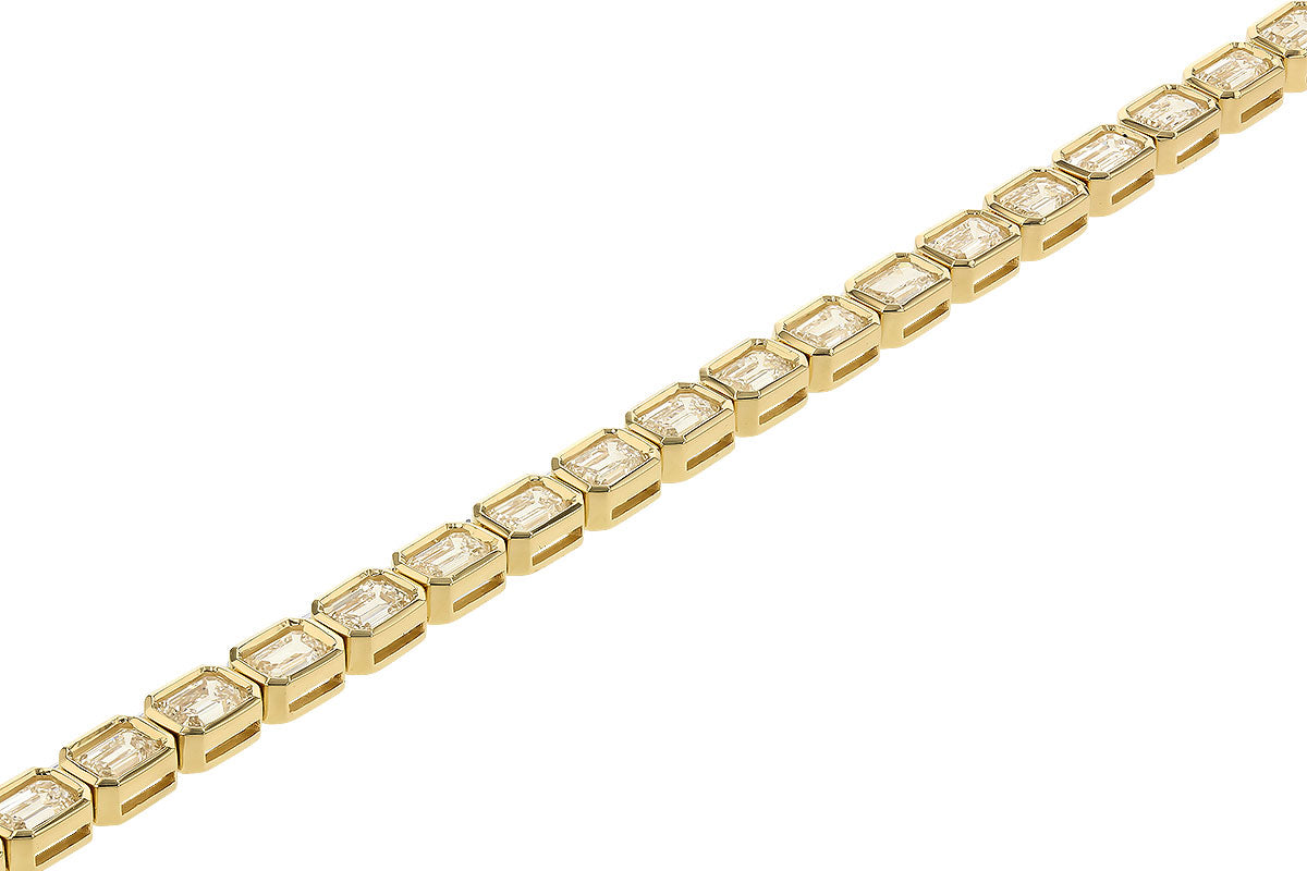 6 Carat Emerald Cut Diamond Bracelet