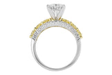 Scintillating Fire Collection Yellow Diamond Engagement Ring in 14K Gold | Gemma's Jewelers