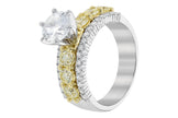 Scintillating Fire Collection Yellow Diamond Engagement Ring in 14K Gold | Gemma's Jewelers