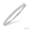 Stackable 4 Carats Diamond Bangle